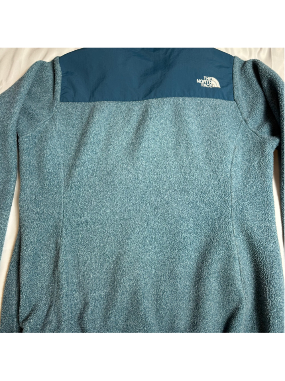 Women's The North Face Teal Polartec Fleece Jacket M - Picture 8 of 9